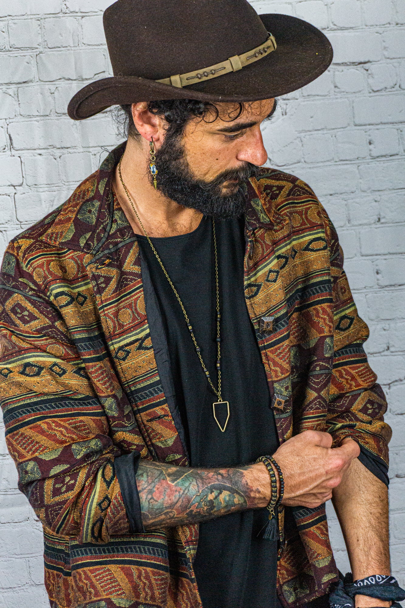mens pendant chain necklace- wander jewellery