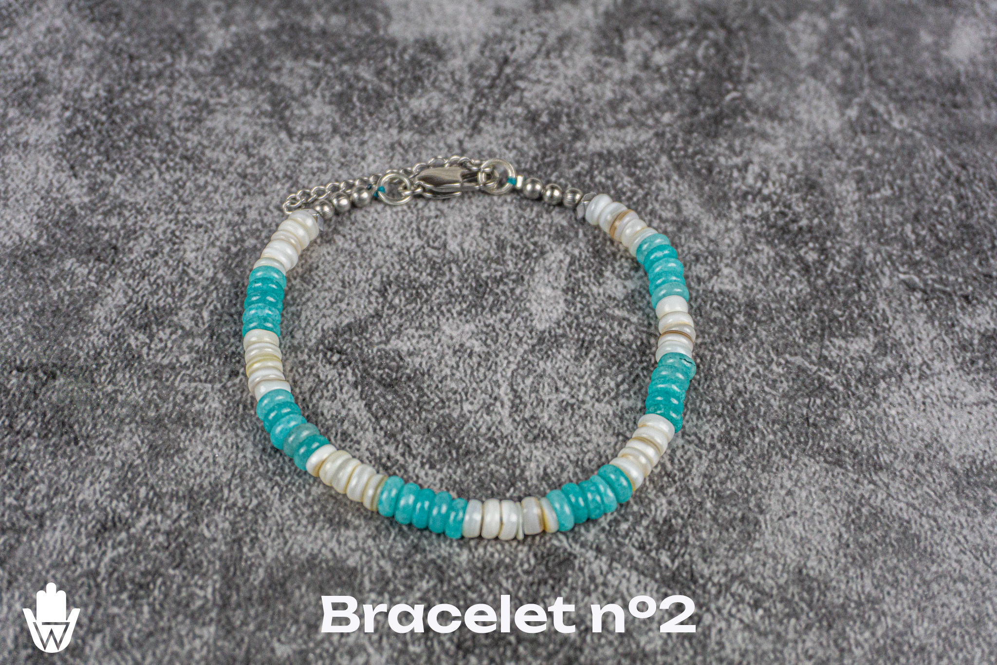 jade gemstone and seashell anklet-wander jewellery