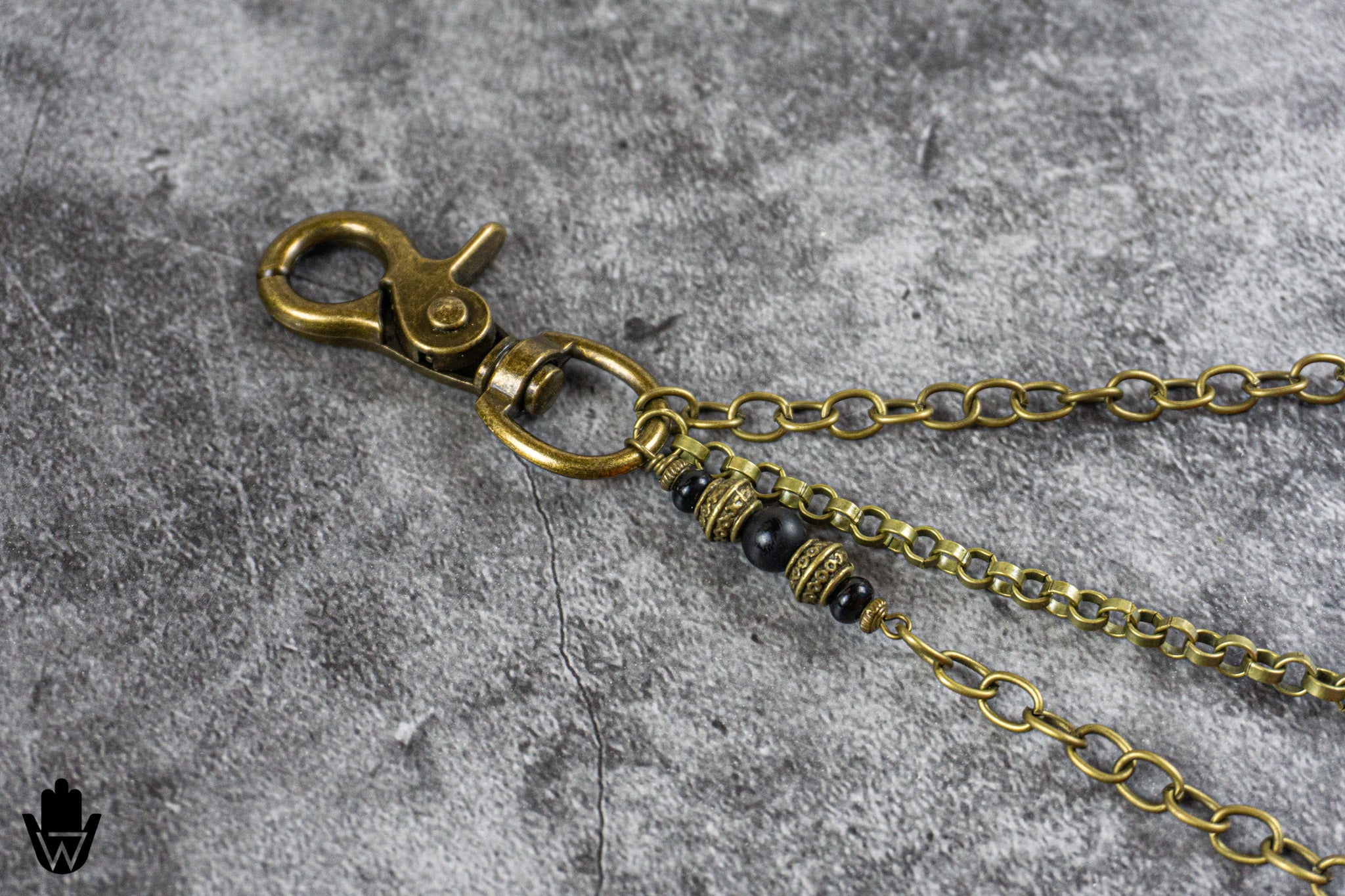 Urban Outlaw: Triple Layer Brass Pants Wallet Chain
