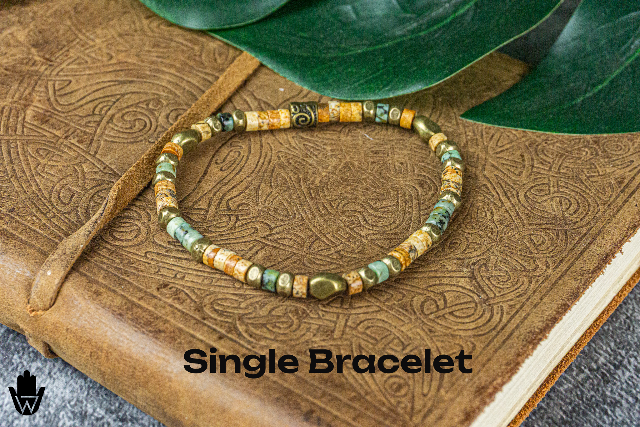 single jasper bracelet-wander jewellery