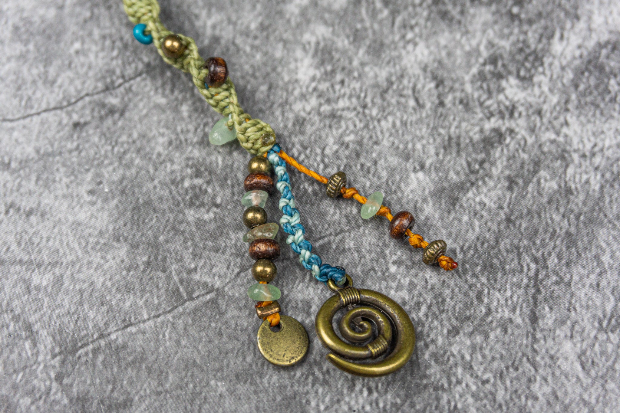 spiral charm boho hippie dredlocks extension- wander jewellery hair accessories